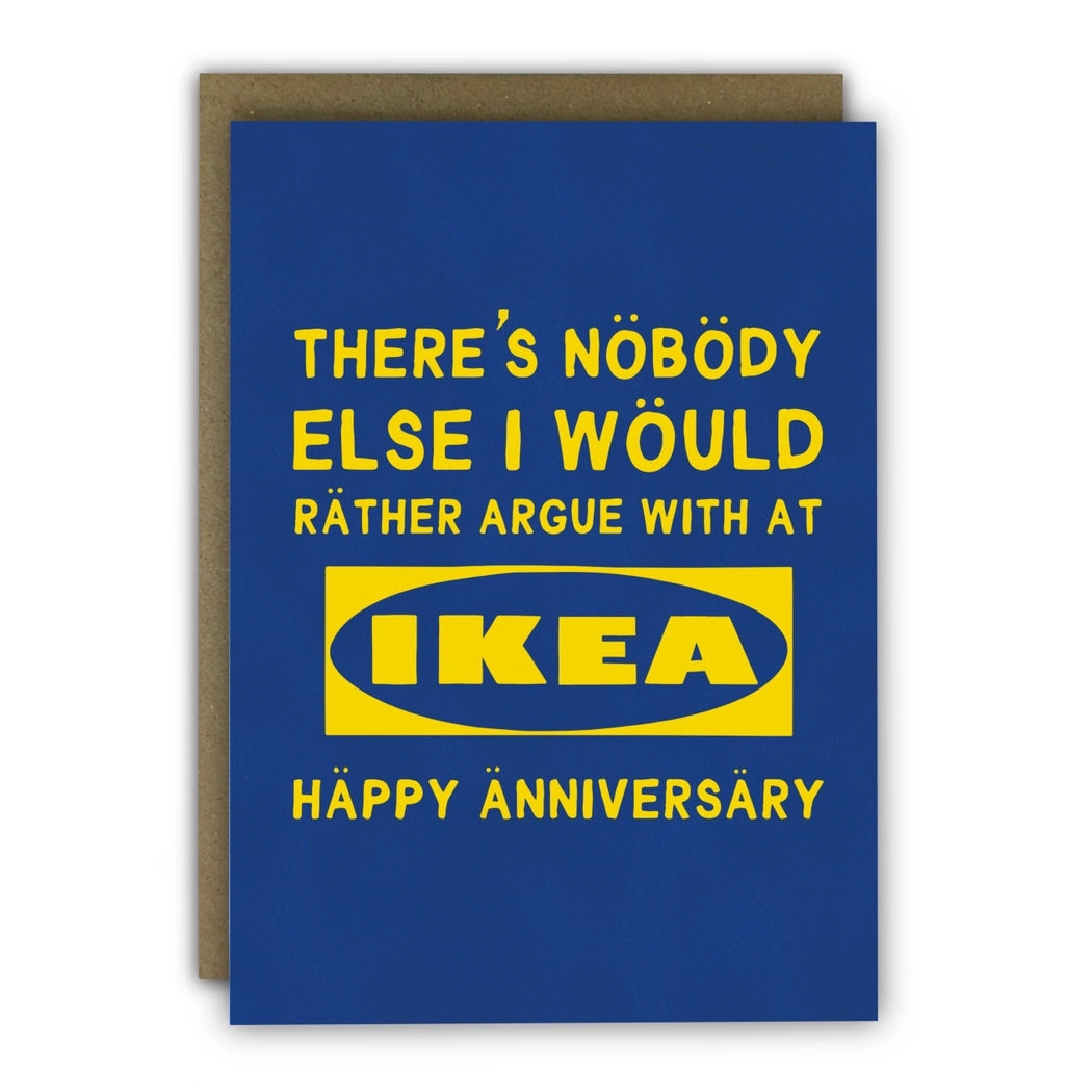 Ikea Argument Anniversary Card
