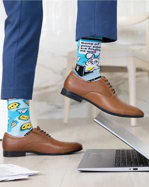 Inbox Bunny Men's Socks