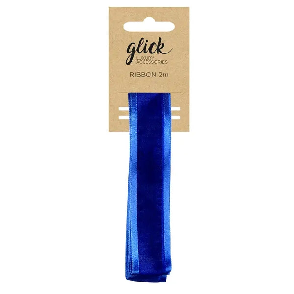 Indigo Satin Edge Ribbon