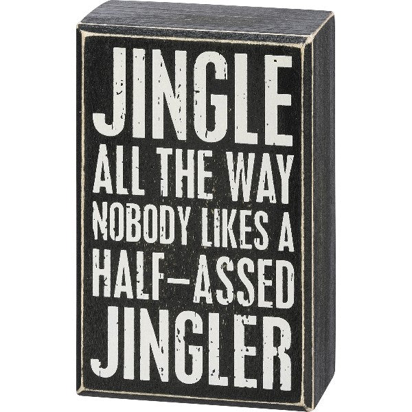 Wooden Sign & Sock Set | Jingler