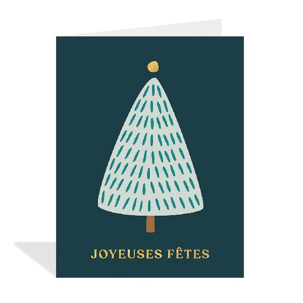 Joyeuses Fetes French Christmas Card