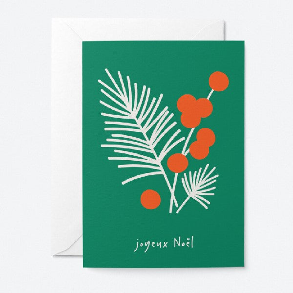 Joyeux Noel French Christmas Card