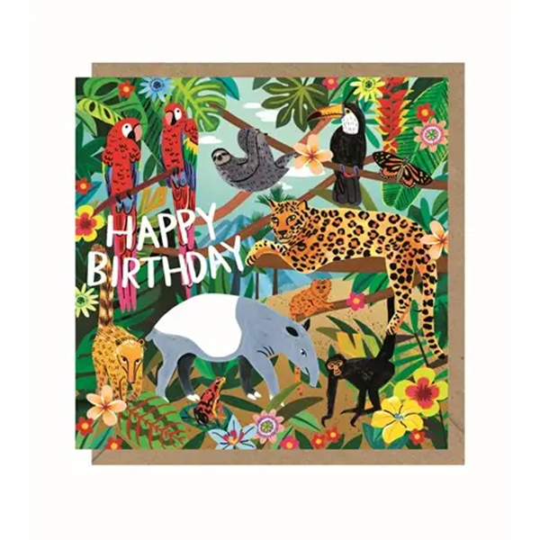 Jungle Birthday Card