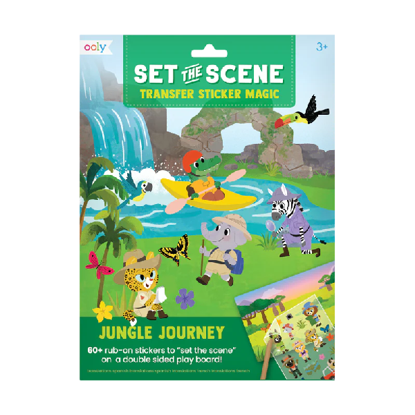 Ooly Set The Scene Sticker Magic | Jungle Journey