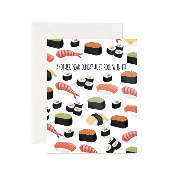 Sushi Roll With It Card | Birthday Cards | The Gifted Type