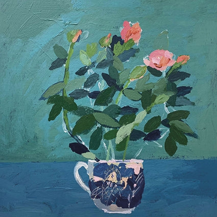 Kitchen Rose Blank Art Card