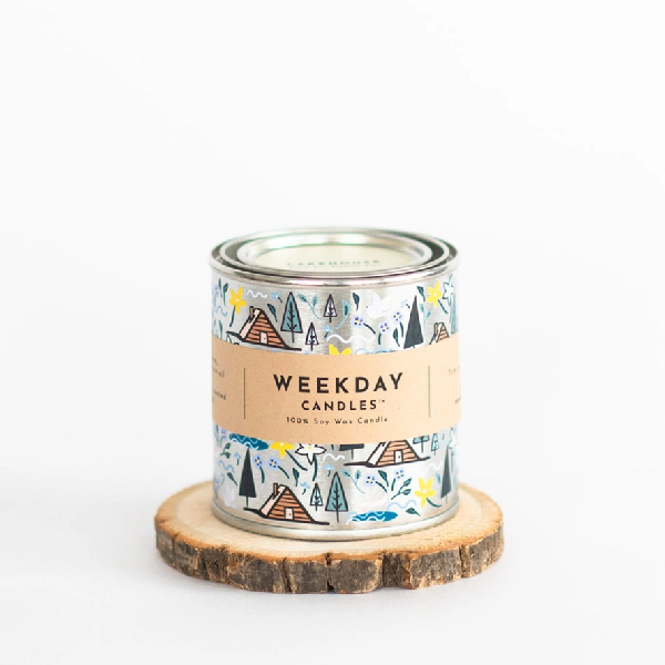 Weekday Candles Paint Tin Candle | Lakehouse