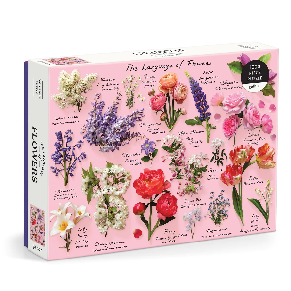 Galison 1000 Piece Puzzle | The Language Of Flowers
