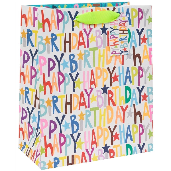 Large Happy Birthday Gift Bag
