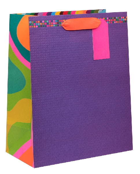 Large Purple Colour Hub Gift Bag