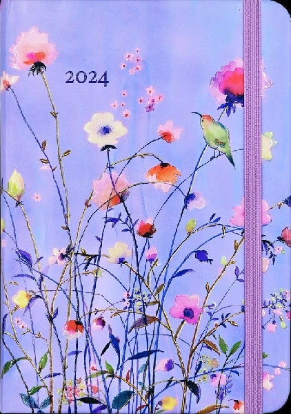 Peter Pauper 2024 16-Month Agenda | Lavender Wildflowers