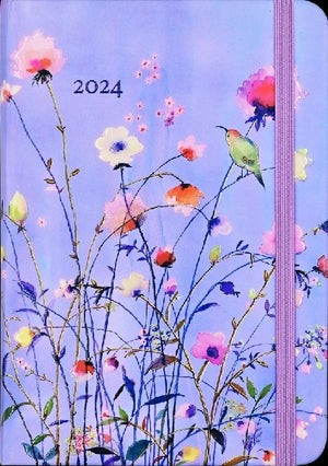 Peter Pauper 2024 16-Month Agenda | Lavender Wildflowers