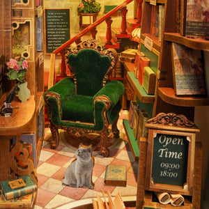 DIY Miniature Book Nook Kit | Left Bank Bookstore