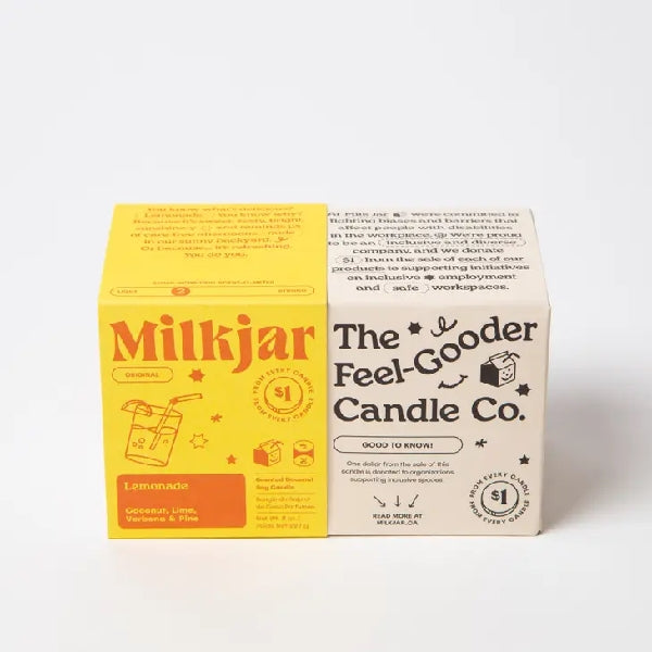 Milkjar 8 oz. Candle | Lemonade