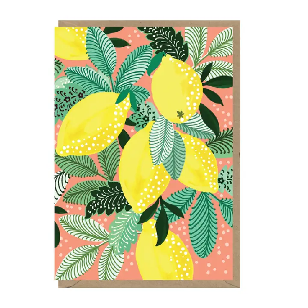 Lemons Blank Art Card