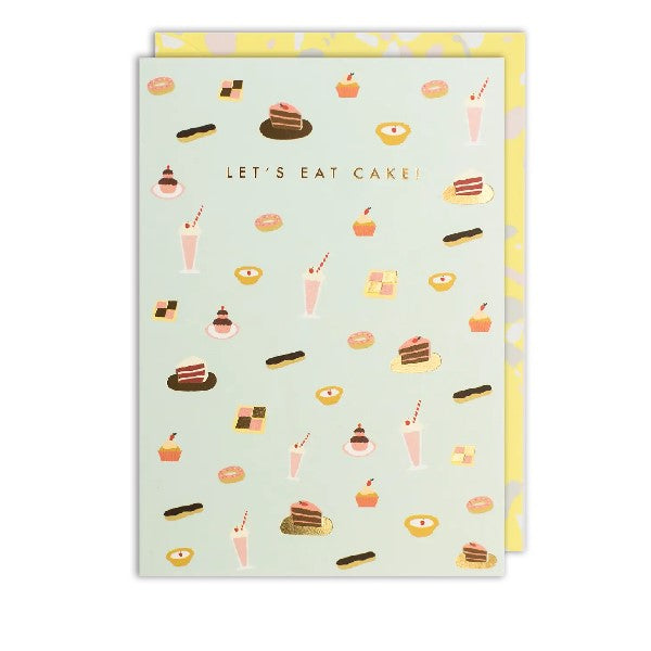 Let's Eat Cake Birthday Card