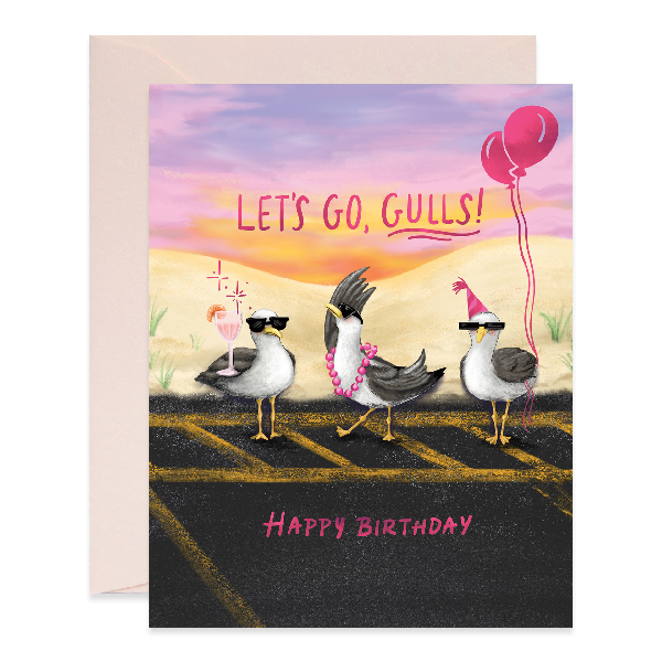 Let's Go, Gulls! Birthday Card