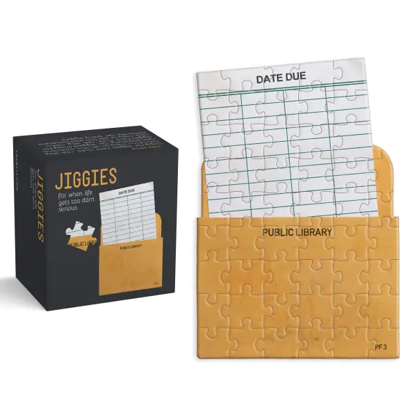 Jiggies 85 Piece Puzzle | Library Card