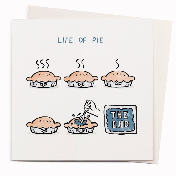 Life Of Pie Blank Humour Card