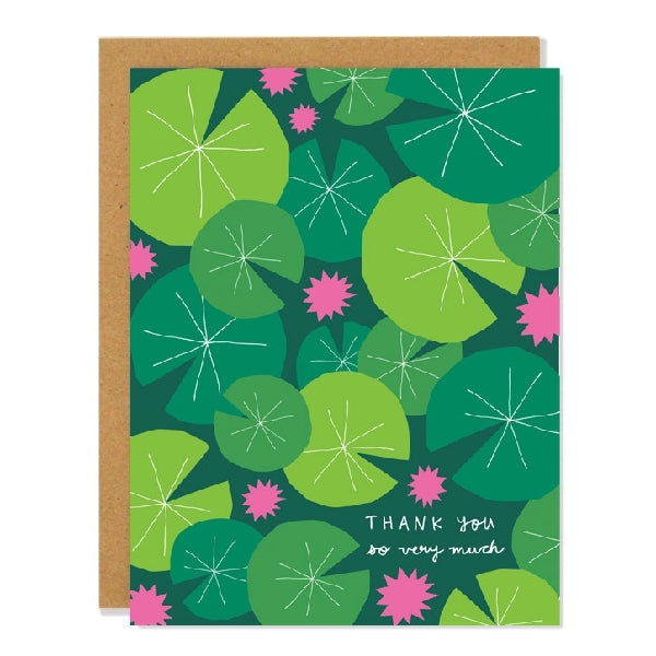 Lilypad Thank You Card