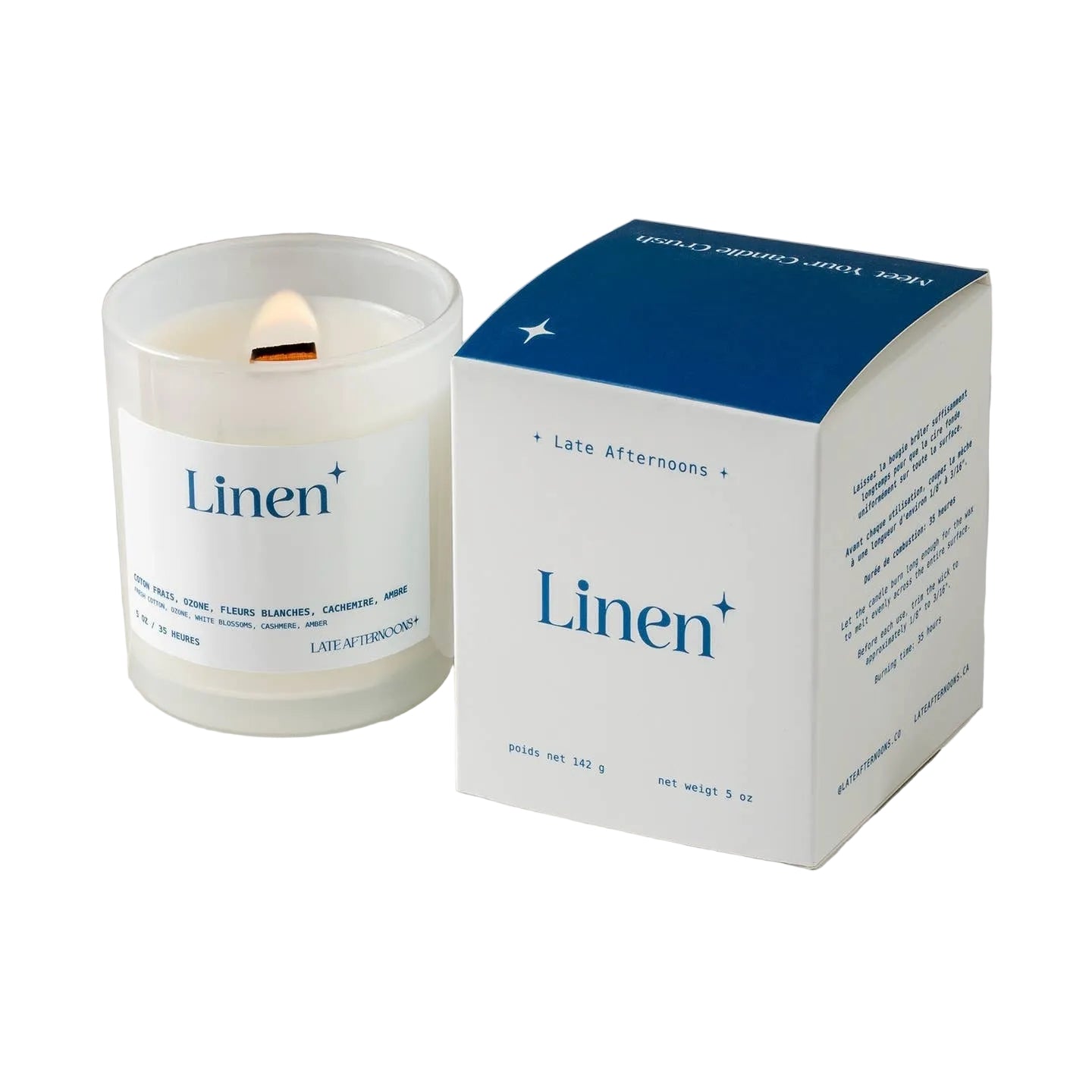 Late Afternoons Candle | Linen