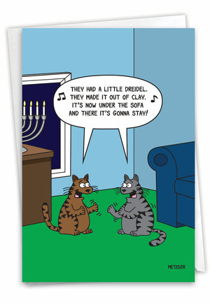 Little Dreidel Hanukkah Card