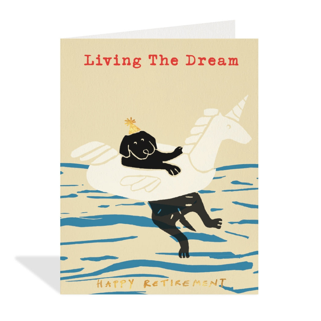 Living The Dream Retirement Card