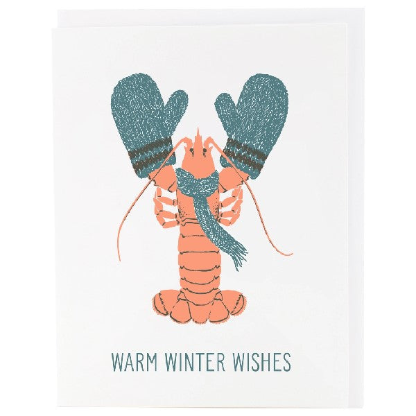 Lobster Mits Holiday Card