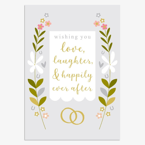 Happily Ever After Wedding Card
