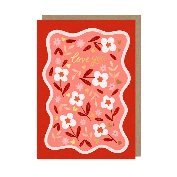 Floral Love You Card