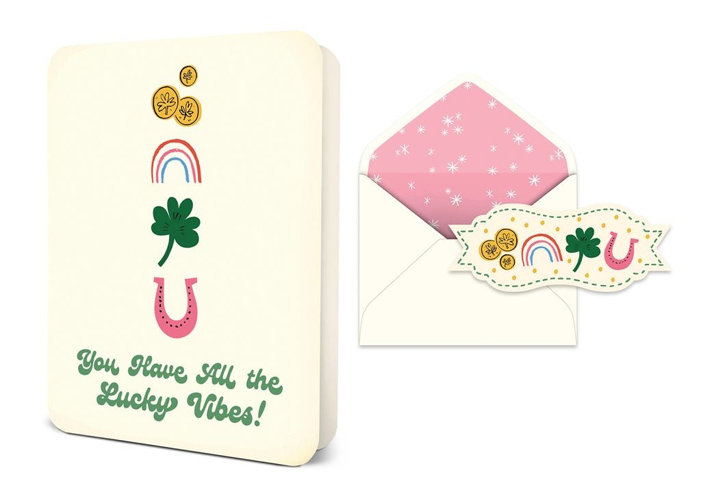 Lucky Vibes Congratulations Card