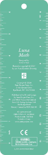 Luna Moth Beaded Tassel Bookmark