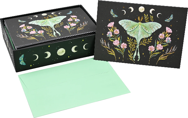 Luna Moth Blank Notecards