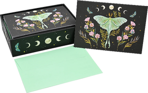 Luna Moth Blank Notecards