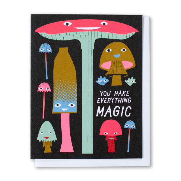 Magic Mushrooms Friendship Card