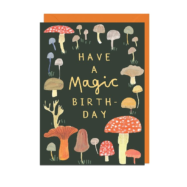 Magic Mushroom Birthday Card