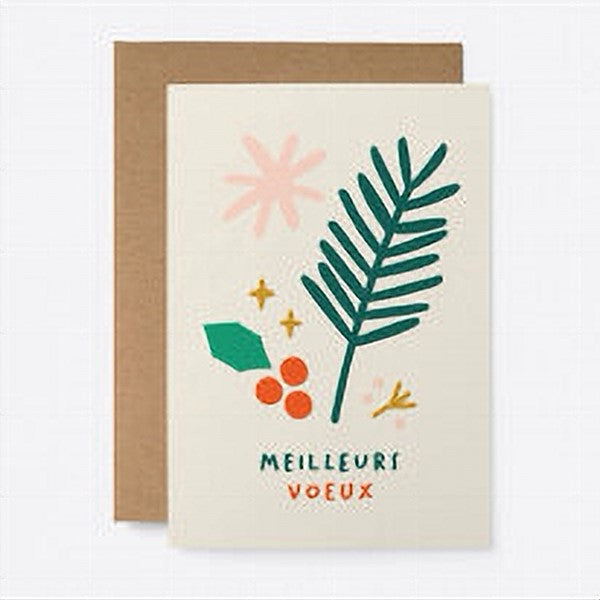 Meilleurs Voeux French Christmas Card