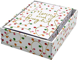 Merry And Bright Boxed Christmas Cards