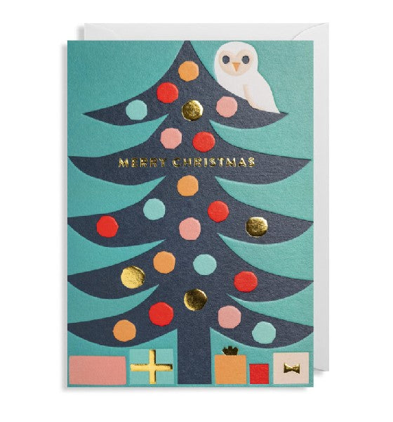 Merry Christmas Owl Christmas Card