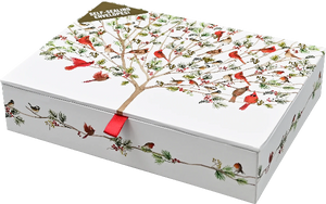 Merry Perch Boxed Holiday Cards | Set of 20