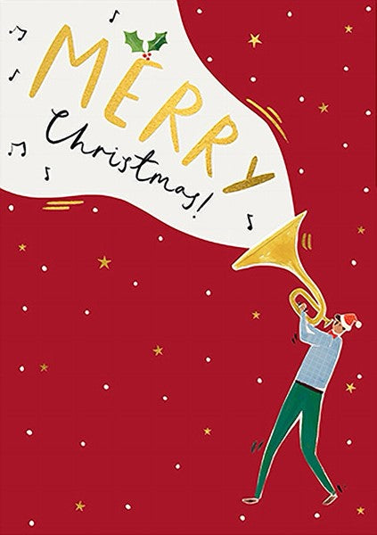 Merry Musician Christmas Card