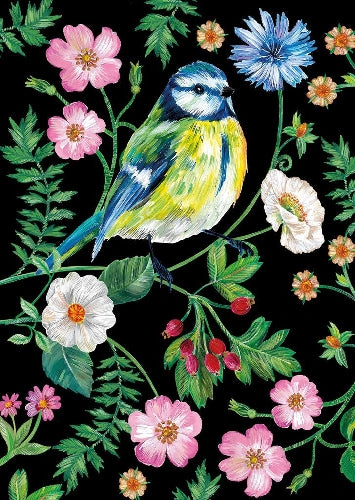 Midnight Garden Blank Art Card