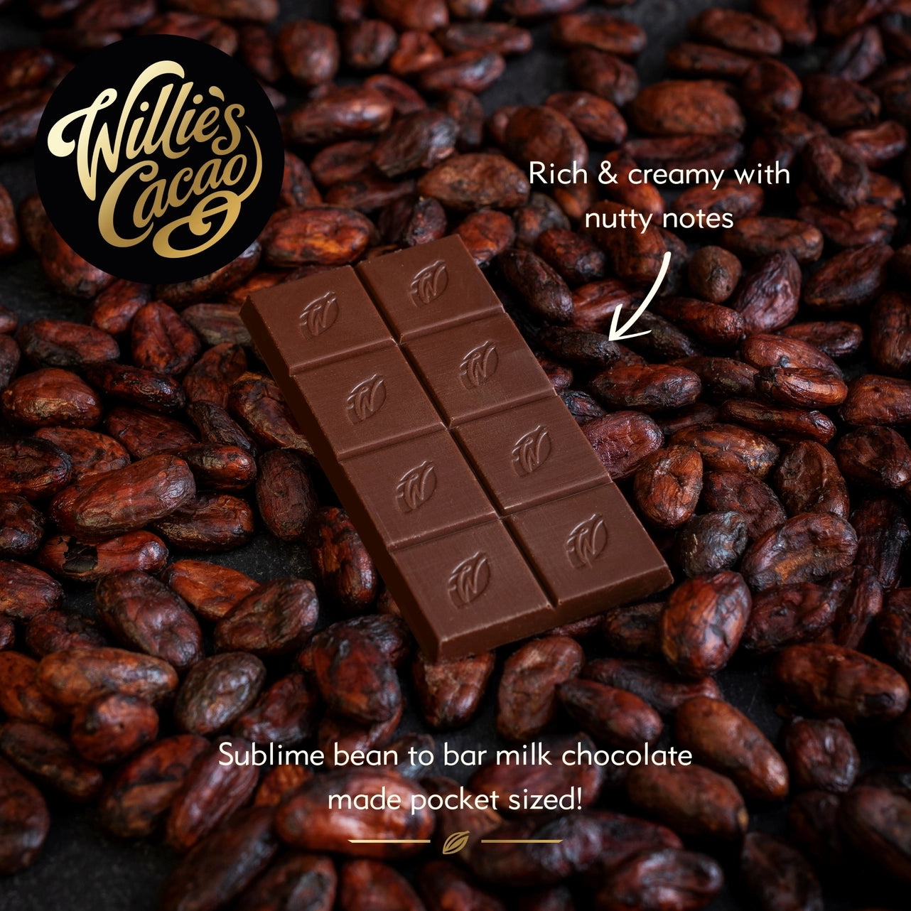 Willie's Cacao 26g Bar | Milk Of The Gods