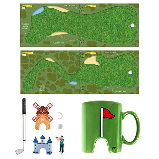 Golf Mug & Coaster Set
