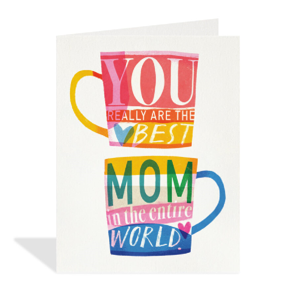 Best Mom Mugs Mother's Day Card