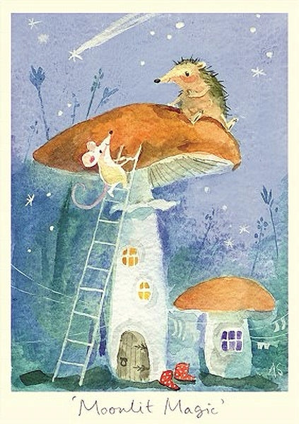 Moonlit Magic Blank Art Card