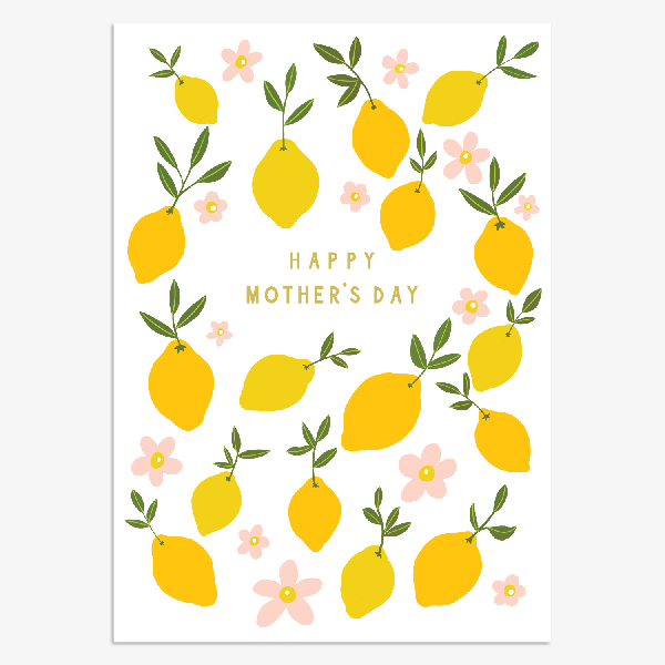 Lemons Mother's Day Card