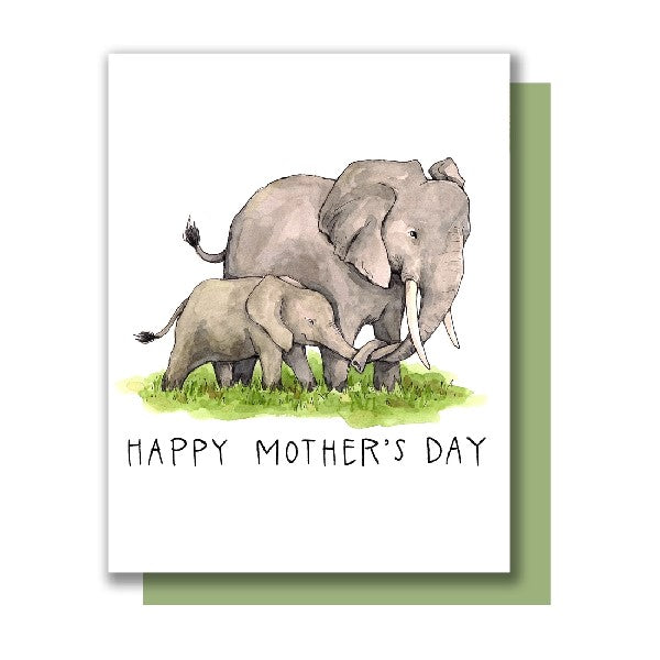 Elephants Mother's Day Card