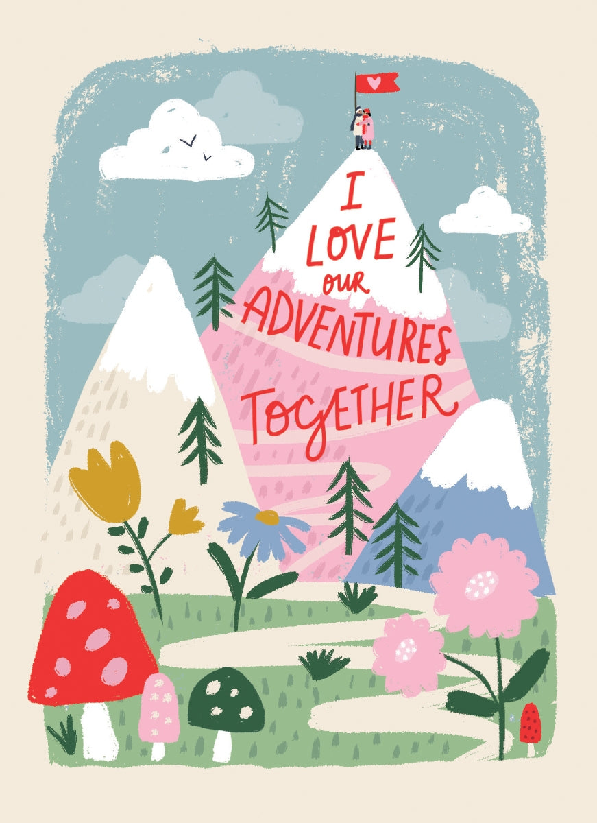 Mountain Adventure Anniversary Card