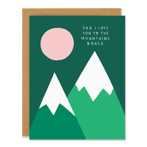 Mountains Father's Day Card
